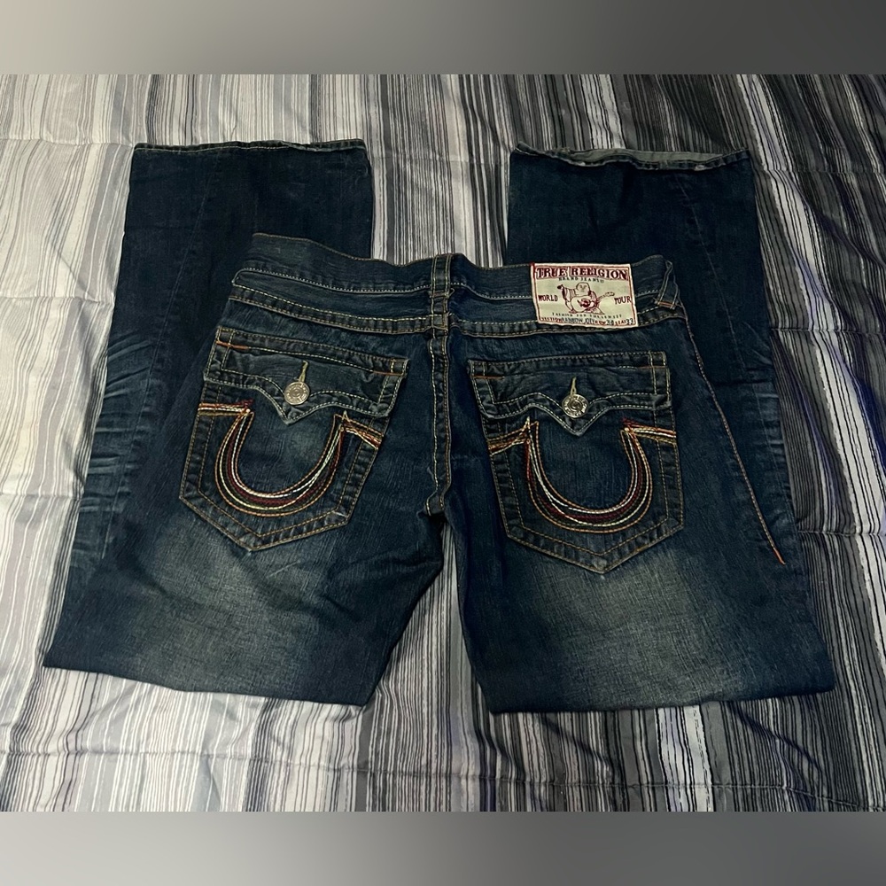 True Religion Rainbow Joey Jeans 34x33